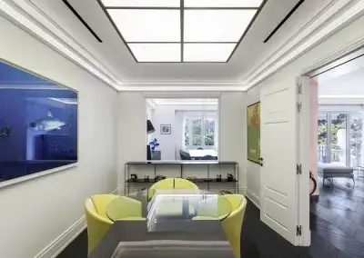 Private property dining room ceiling lighting design