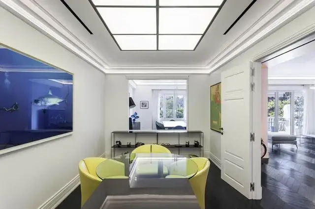 Private property dining room ceiling lighting design