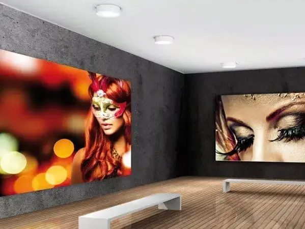 Textile stretch fabric ceiling