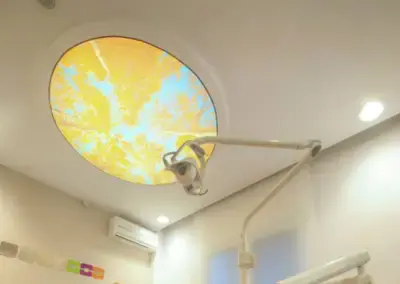 Printed circle light